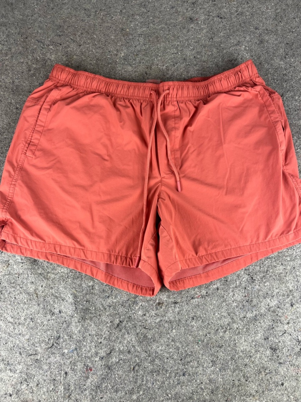 Women's Athletic Shorts - Coral Drawstring